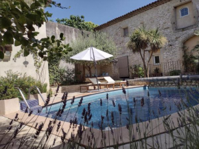  La Maison Des Autres, piscine chauffée, chambres d'hôtes proches Uzès, Nîmes, Pont du Gard  Сен-Сезер-Де-Гозиньян